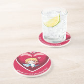 かわいいキューピッド コースター (側面)