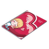 かわいいキューピッド ノートブック (左側)