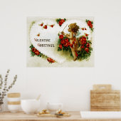 かわいいキューピッド ポスター (キッチン)