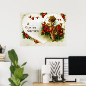 かわいいキューピッド ポスター (ホームオフィス)