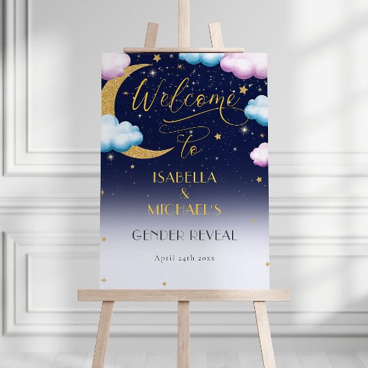 かわいいキラキラ小さな星の性別が明らかになる ポスター