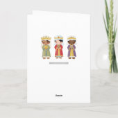 かわいいキリストの降誕 赤ちゃんイエス クリスマス | 黒 (裏面)