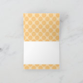 かわいいキリンありがとう サンキューカード (内部)