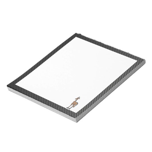 かわいいキリンお洒落; ノートパッド (回転)