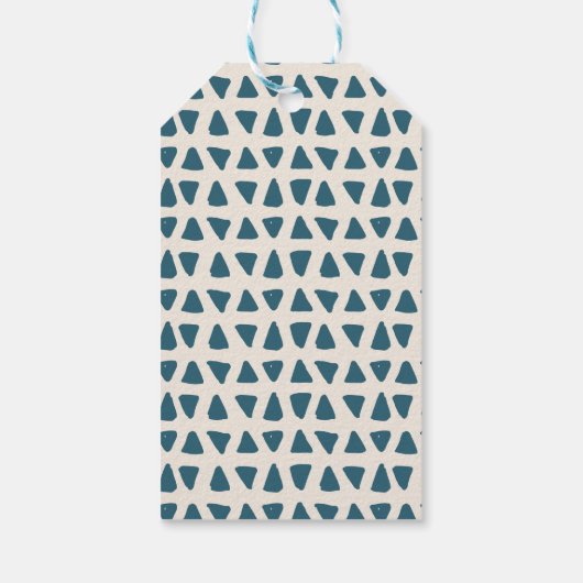 かわいいキリンとフローラ花輪 ギフトタグ (裏面)