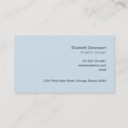 かわいいキリンと水彩フローラリース 名刺 (裏面)