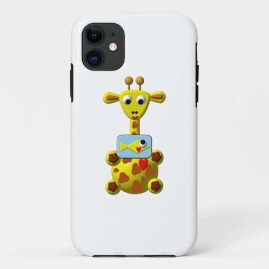 かわいいキリンと金魚 Case-Mate iPhoneケース (裏面)