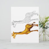 かわいいキリンのカラーリングページ (スタンド正面)