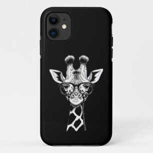 かわいいキリンのグラフィック カジュアル サマー 面白い かわいい アニメ iPhone 11 ケース
