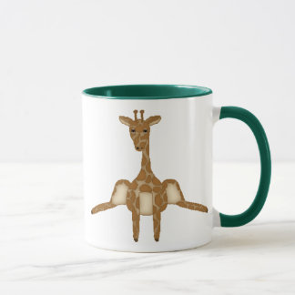 かわいいキリンのコーヒー・マグ マグカップ