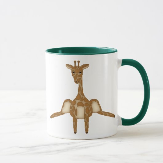 かわいいキリンのコーヒー・マグ マグカップ (右)