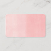 かわいいキリンのサファリの女の子おむつラッフルカード エンクロージャーカード (裏面)