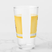 かわいいキリンのサファリ動物ジャングルの名前イエローキッズ タンブラーグラス (右)