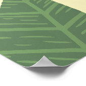 かわいいキリンのジャングルメガネ子供部屋デコールポスター ポスター (角)