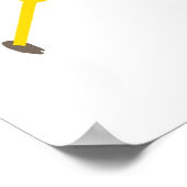 かわいいキリンのポスター ポスター (角)