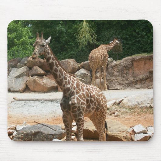 かわいいキリンのマウスパッド マウスパッド (正面)