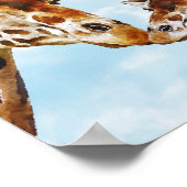 かわいいキリンの保育園ポスター ポスター (角)