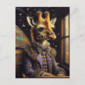 かわいいキリンの妖精|過去記事 ポストカード (正面)