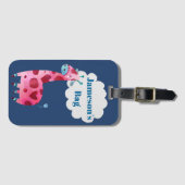 かわいいキリンの子供たち ラゲッジタグ (正面横)