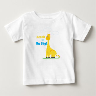 かわいいキリンの子供用Tシャツ ベビーTシャツ