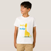 かわいいキリンの子供用Tシャツ Tシャツ (正面フル)