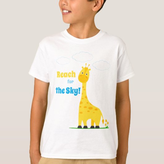 かわいいキリンの子供用Tシャツ Tシャツ (正面)