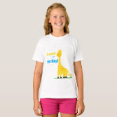 かわいいキリンの子供用Tシャツ Tシャツ (正面フル)