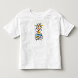 かわいいキリンの星への夢 キッズTシャツ トドラーTシャツ