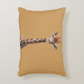 かわいいキリンの顔 アクセントクッション (正面(垂直))