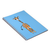 かわいいキリンスケッチ、サファリ動物 ノートブック (右側)