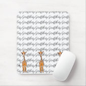 かわいいキリンスケッチ、サファリ動物 マウスパッド (マウス)