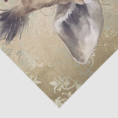 かわいいキリンフローラ水彩色 薄葉紙 (詳細)