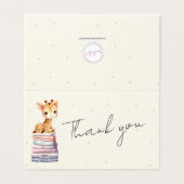 かわいいキリンベビーありがとう (外部フラット)