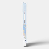 かわいいキリンライトブルーポップ・アートのアート Case-Mate iPhoneケース (裏面 / 左)