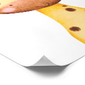 かわいいキリン保育園ポスター 子供部屋インテリア ポスター (角)