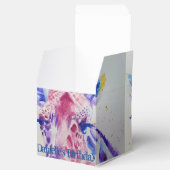 かわいいキリン動物園の動物のお誕生日ケーキお願いボックス フェイバーボックス (オープン)