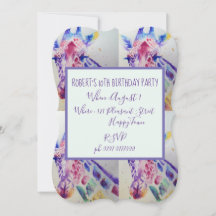 かわいいキリン動物園の動物の子供の誕生日招待状