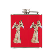 かわいいキリン夫婦サンダー_コーブ フラスク (裏面)