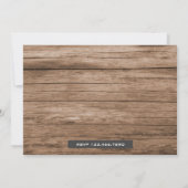 かわいいキリン子供の誕生日パーティーフォト招待状 招待状 (裏面)