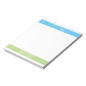 かわいいキリン小児科医/小児科医 ノートパッド (回転)