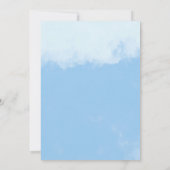 かわいいキリン少年ベビーシャワー招待状 招待状 (裏面)