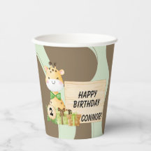 かわいいキリン幼児の誕生日