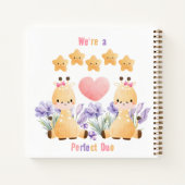 かわいいキリン手帳 |私たちは完璧なデュオ ノートブック (裏面)