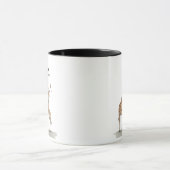 かわいいキリン母子イラスト マグカップ (中央)