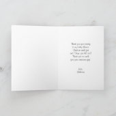 かわいいキリン水彩ママ&ベビーありがとう カード (内部)