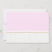 かわいいキリン誕生日パーティーの招待状 招待状 (裏面)