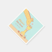 かわいいキリン赤ちゃんシャワー用品 スタンダードカクテルナプキン (角)