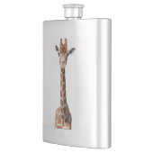 かわいいキリン顔 フラスク (左)