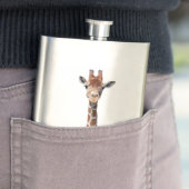 かわいいキリン顔 フラスク (インサイチュ)