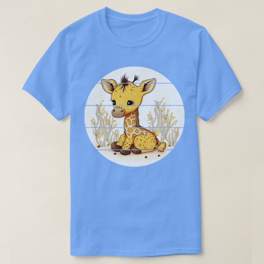 かわいいキリン1 Tシャツ (デザイン正面)